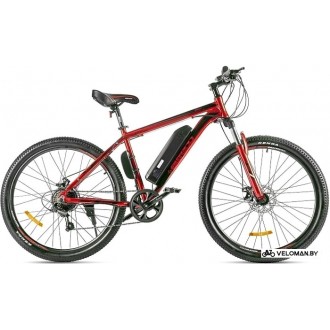 Электровелосипед горный Eltreco XT 600 D 2021 (красный/черный)