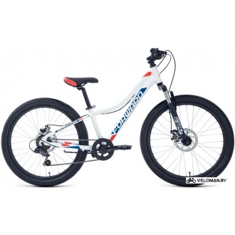 Велосипед горный Forward Twister 24 2.0 D 2022 (белый)