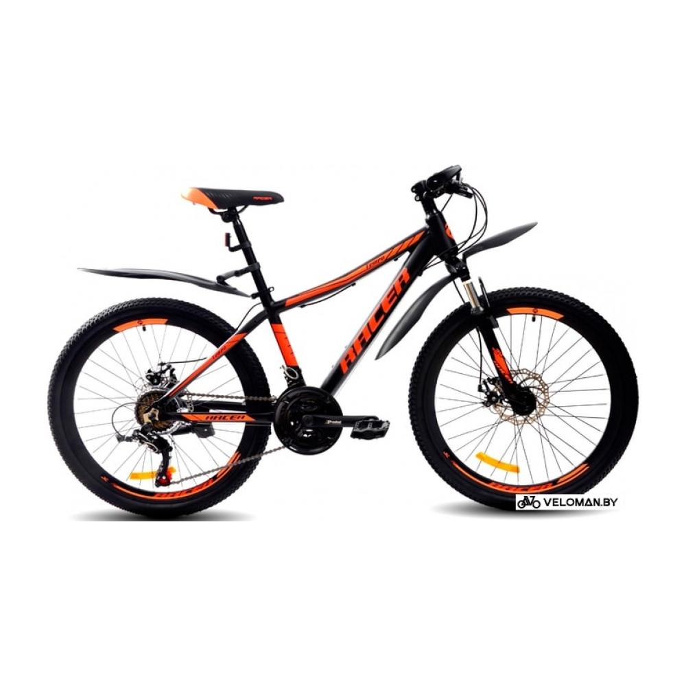 Велосипед Racer Tempo 24 2020 (черный/оранжевый)