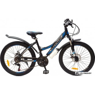 Велосипед горный Greenway 4930M 24 р.15 2021 (черный/синий)