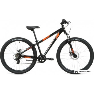 Велосипед горный Forward Toronto 26 2.2 disc 2021 (черный)