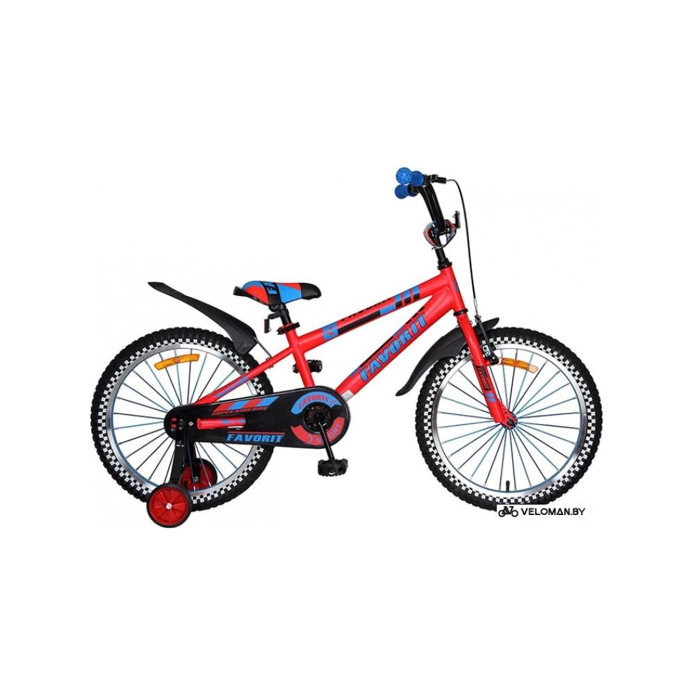 Детский велосипед Favorit New Sport 20 (красный, 2018)