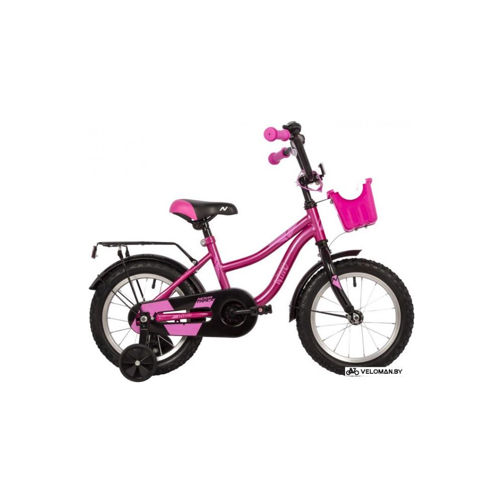 Детский велосипед Novatrack Wind Girl 14 2022 144WIND.PN22 (пурпурный)