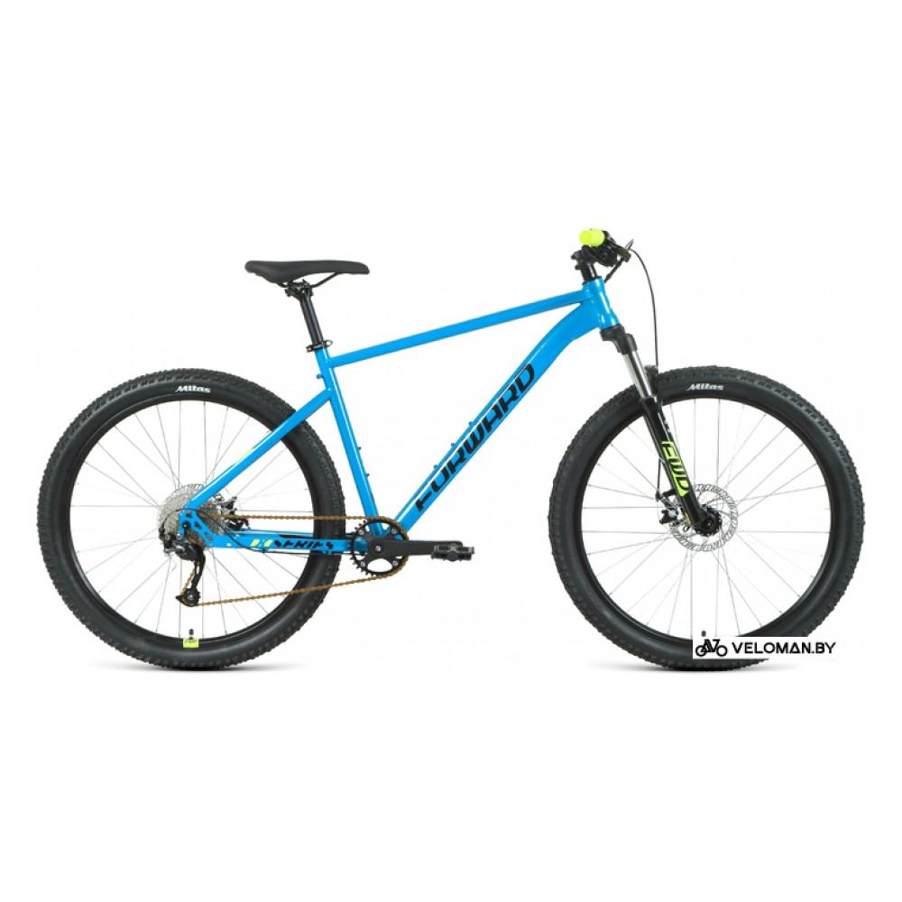 Велосипед горный Forward Sporting 27.5 XX D р.17 2022 (синий/желтый)