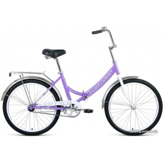 Велосипед городской Forward Valencia 24 1.0 2021 (фиолетовый)