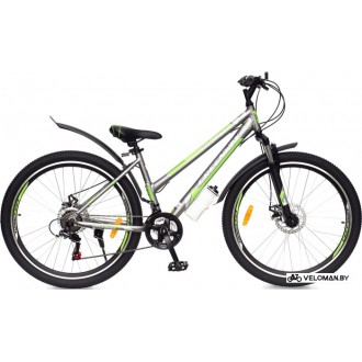 Велосипед горный Greenway Colibri-H 27.5 р.17 2021 (серый/зеленый)