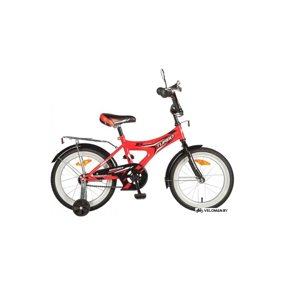 Детский велосипед Novatrack Turbo 16 (красный)