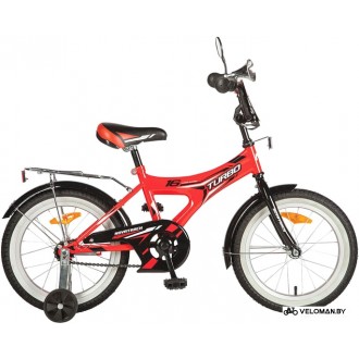 Детский велосипед Novatrack Turbo 16 (красный)