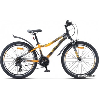 Велосипед горный Stels Navigator 410 V 24 21-sp V010 2022 (черный/желтый)