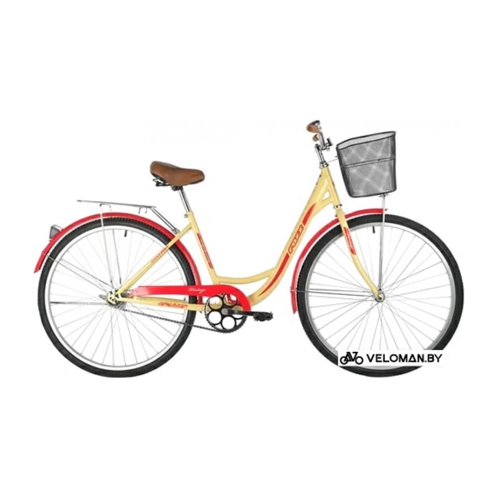 Велосипед Foxx Vintage 2021 (бежевый)
