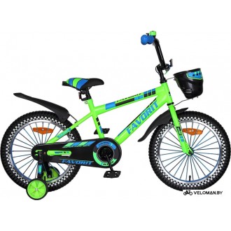Детский велосипед Favorit New Sport 18 (зеленый, 2018)