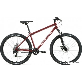 Велосипед горный Forward Sporting 27.5 2.3 D р.17 2022 (темно-красный/серебристый)