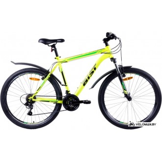 Велосипед горный AIST Quest 26 р.20 2020 (желтый/зеленый)