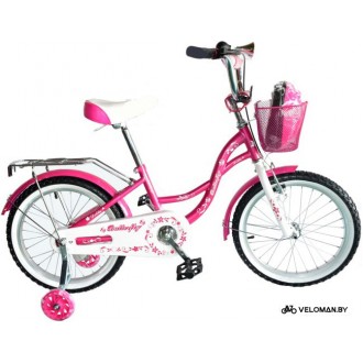 Детский велосипед Delta Butterfly 18 2020 (розовый)