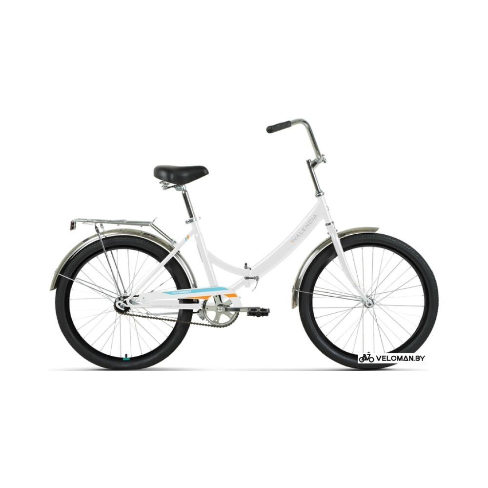 Велосипед городской Forward Valencia 24 1.0 2022 (белый)