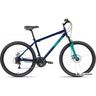 Велосипед горный Altair MTB HT 26 2.0 D р.19 2022 (темно-синий/бирюзовый)