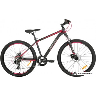 Велосипед горный AIST Rocky 1.0 Disc 26 р.13 2022 (черный/красный)