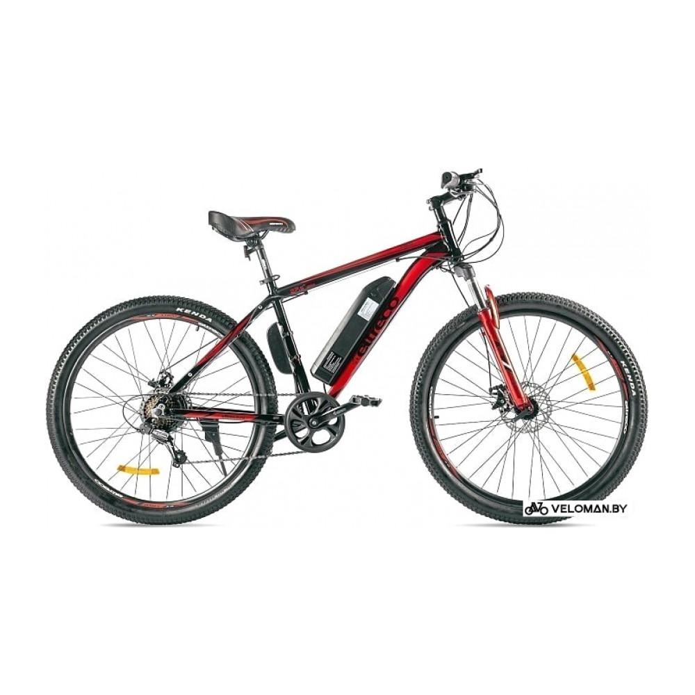 Электровелосипед горный Eltreco XT 600 D 2021 (черный/красный)