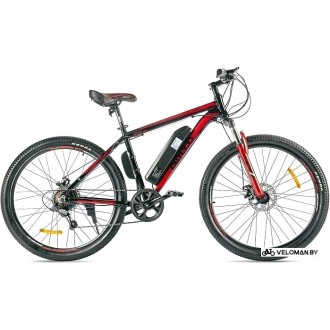 Электровелосипед горный Eltreco XT 600 D 2021 (черный/красный)