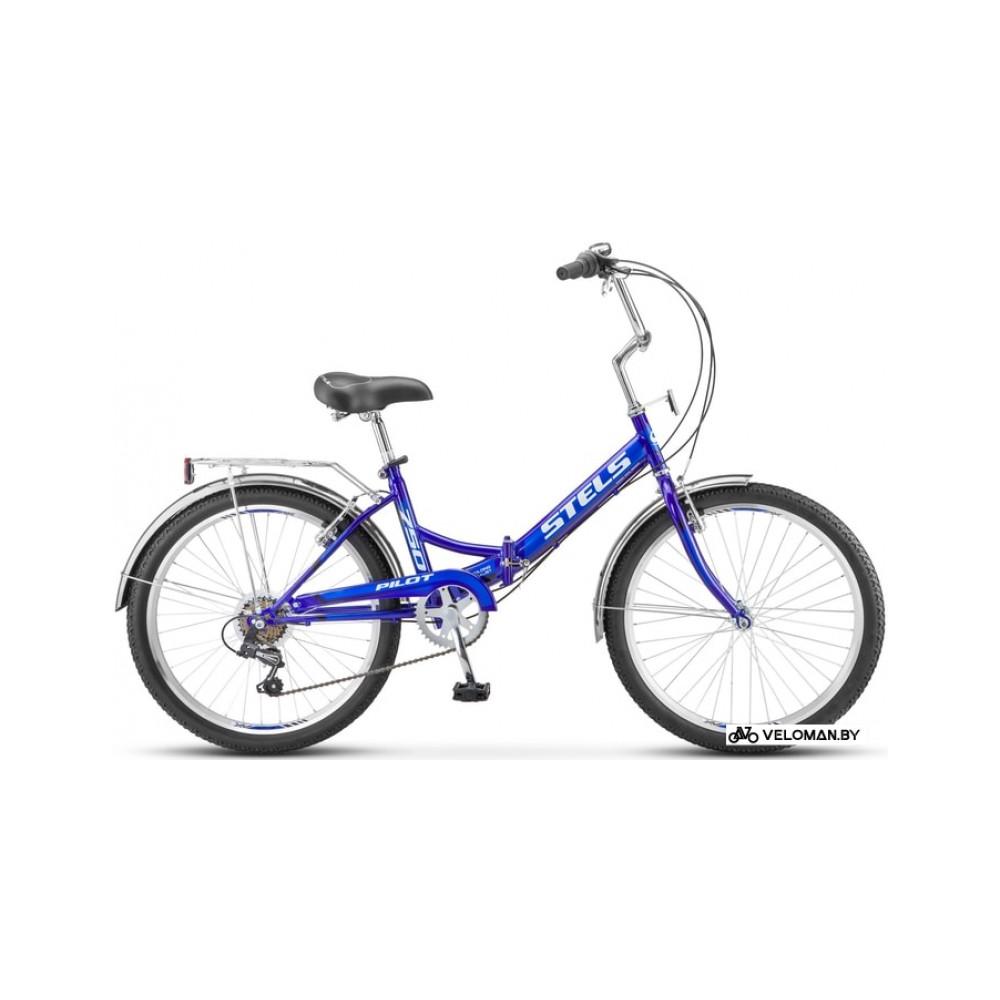 Велосипед Stels Pilot 750 24 Z010 2020 (синий)