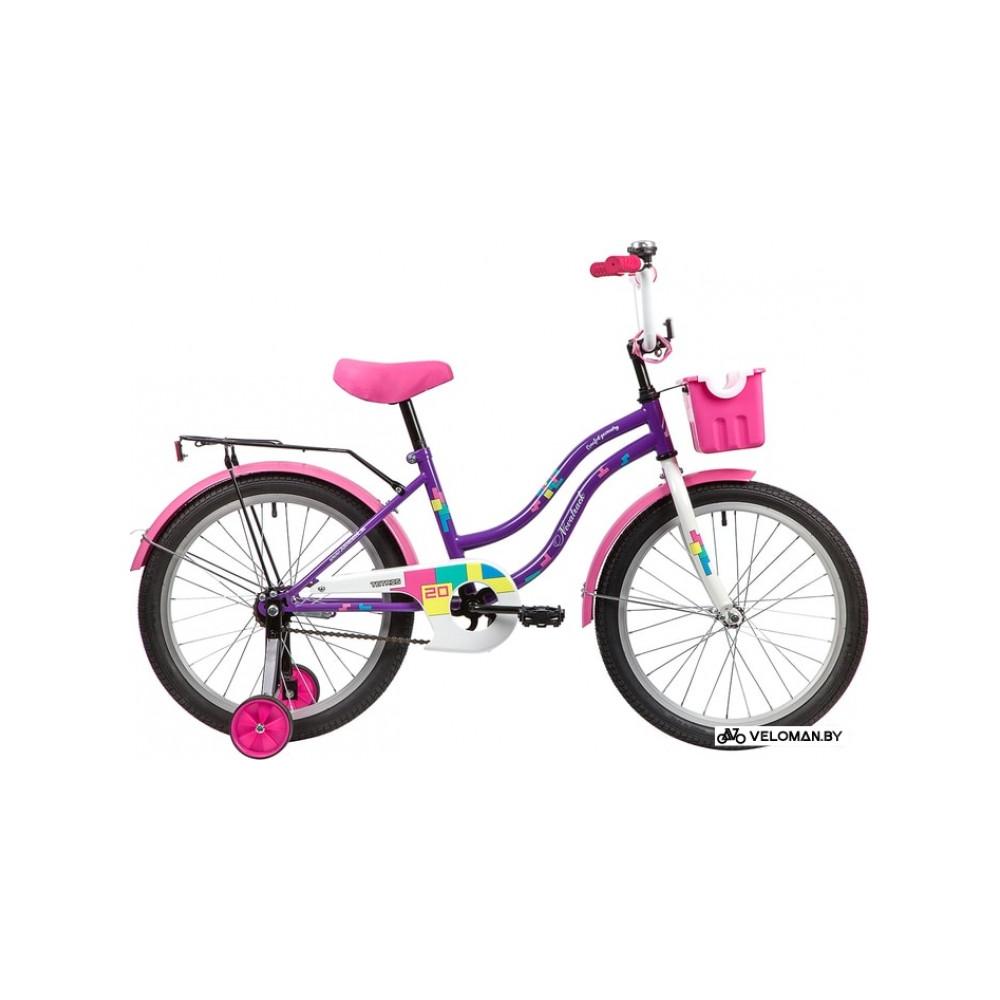 Детский велосипед Novatrack Tetris 20 2020 201TETRIS.VL20 (фиолетовый)