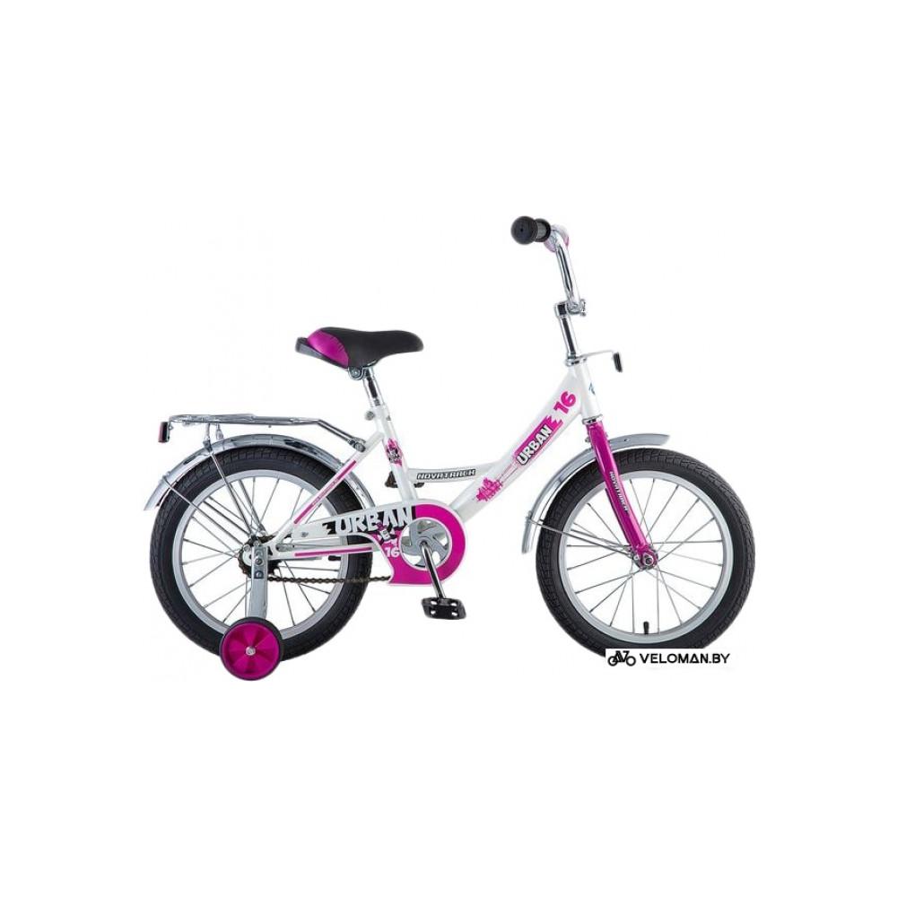 Детский велосипед Novatrack Urban 16 (белый)