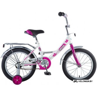 Детский велосипед Novatrack Urban 16 (белый)