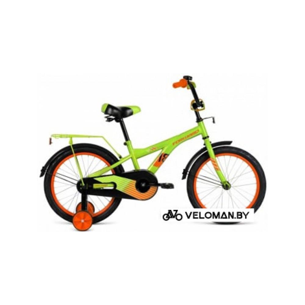 Детский велосипед Forward Crocky 18 2020 (зеленый/оранжевый)