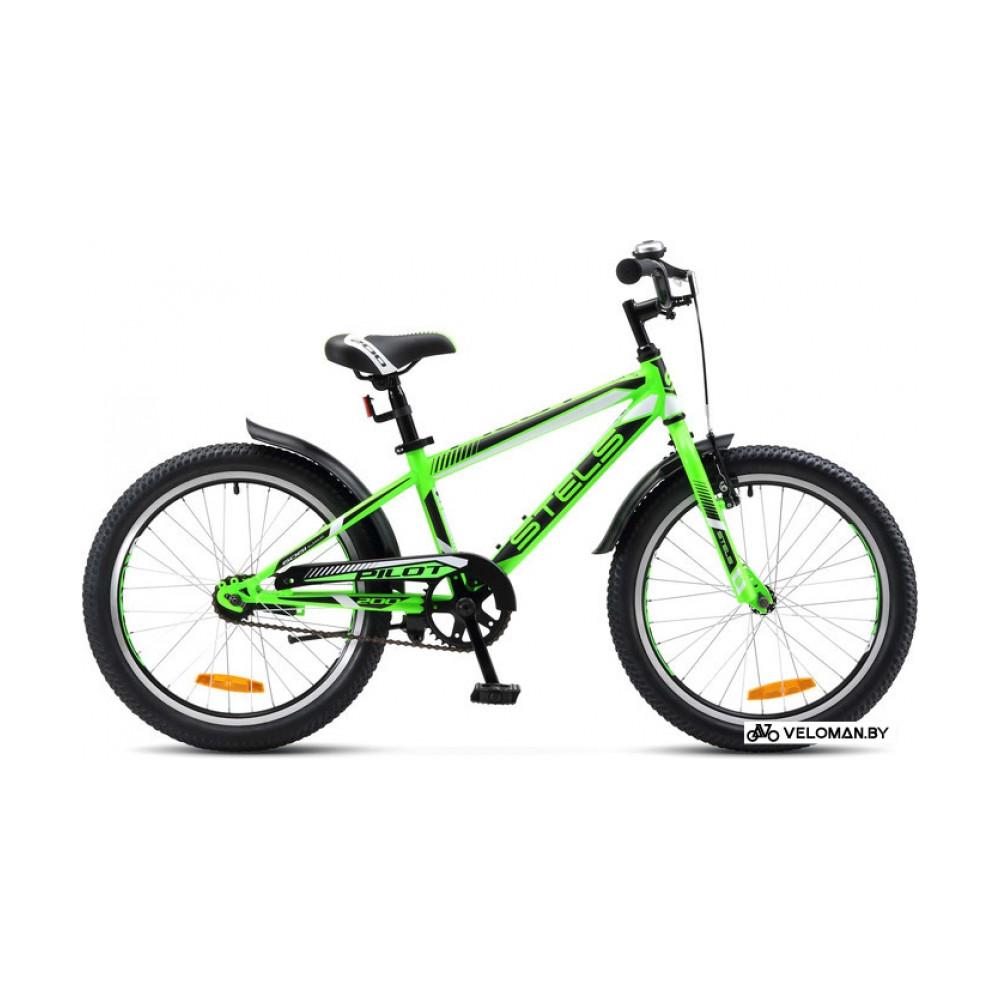 Детский велосипед Stels Pilot 200 Gent (зеленый/черный, 2017)