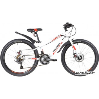 Велосипед горный Novatrack Prime D 24 р.13 2020 (белый)