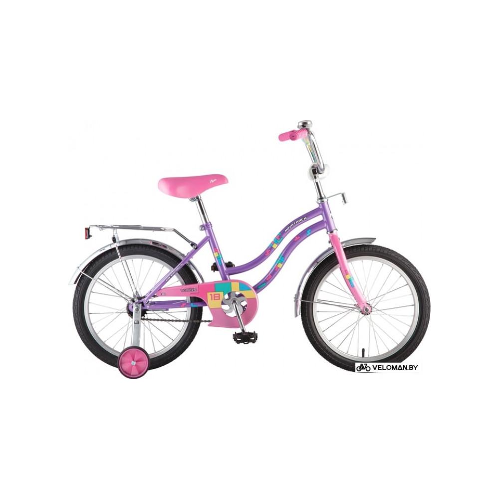 Детский велосипед Novatrack Tetris 14 (фиолетовый)