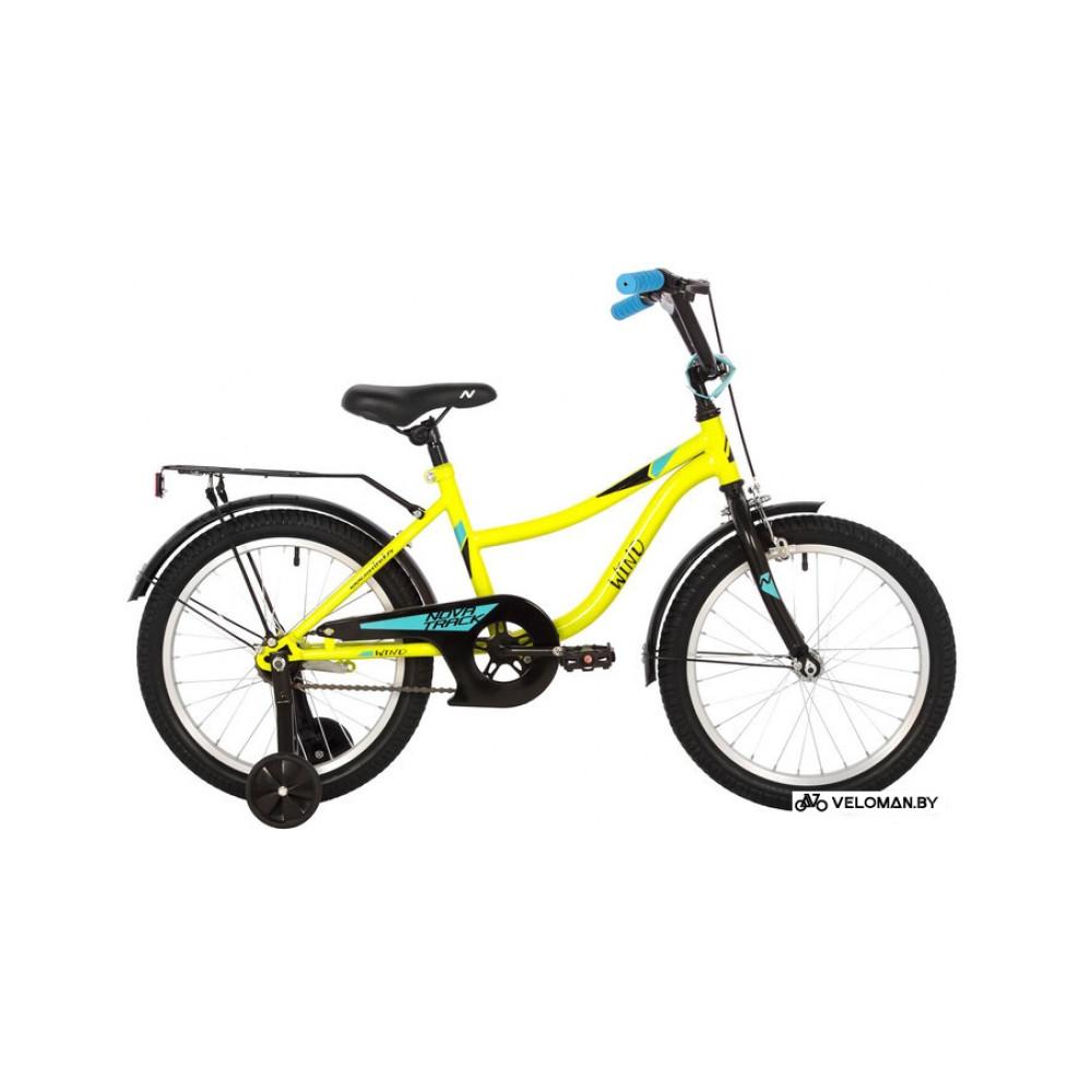 Детский велосипед Novatrack Wind Boy 18 2022 183WIND.GN22 (зеленый)