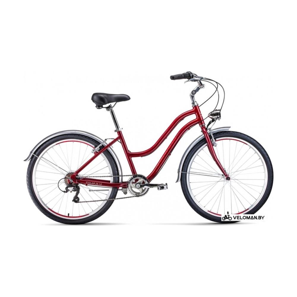 Велосипед городской Forward Evia Air 26 1.0 2021 (красный)
