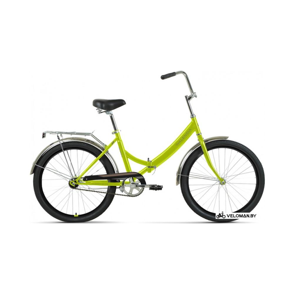 Велосипед городской Forward Valencia 24 1.0 2022 (зеленый)