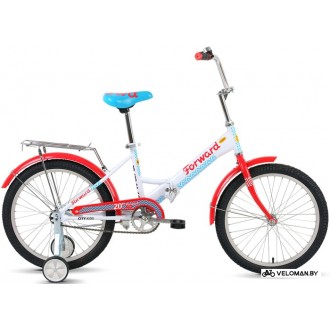 Детский велосипед Forward Timba 20 2021 (белый)