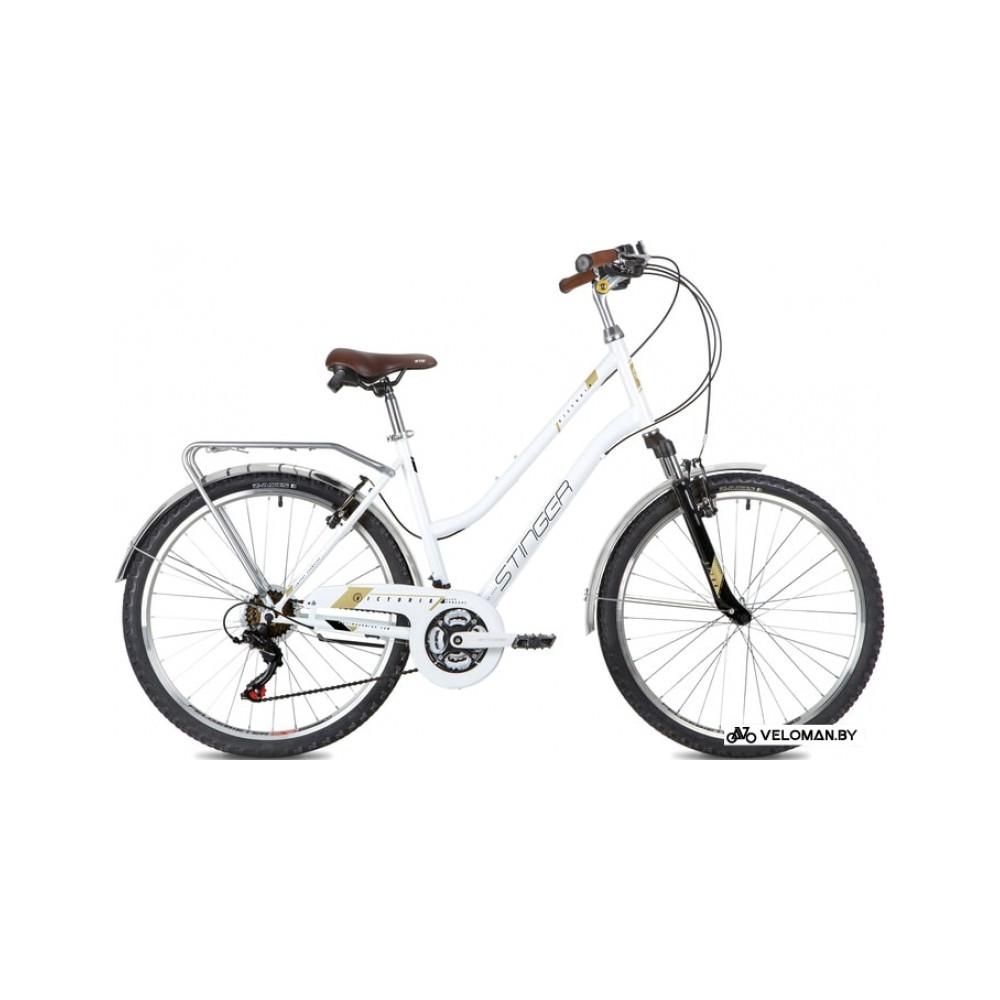 Велосипед Stinger Victoria 26 р.19 2021 (белый)