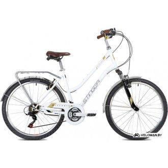 Велосипед городской Stinger Victoria 26 р.19 2021 (белый)