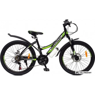 Велосипед горный Greenway 6930M р.16 2021 (черный/зеленый)