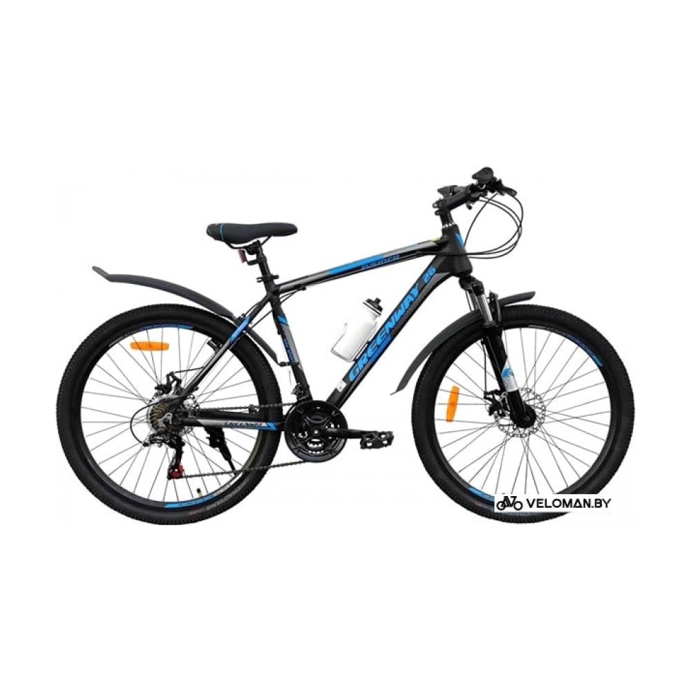 Велосипед Greenway 26M031 р.19 2021 (черный/синий)