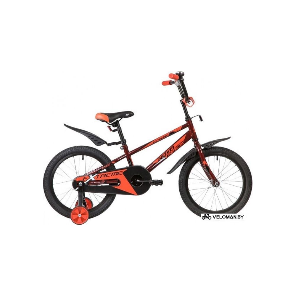 Детский велосипед Novatrack Extreme 18 183EXTREME.BN9 (бордовый/красный, 2020)
