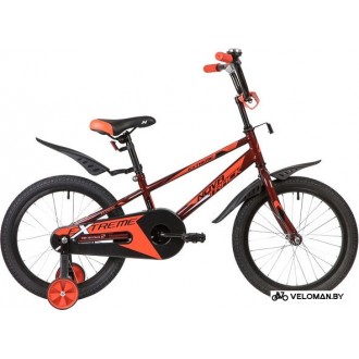 Детский велосипед Novatrack Extreme 18 183EXTREME.BN9 (бордовый/красный, 2020)