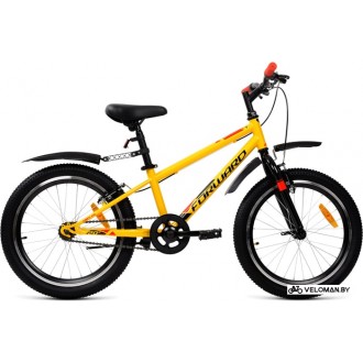 Детский велосипед Forward Unit 20 1.0 2021 (желтый)