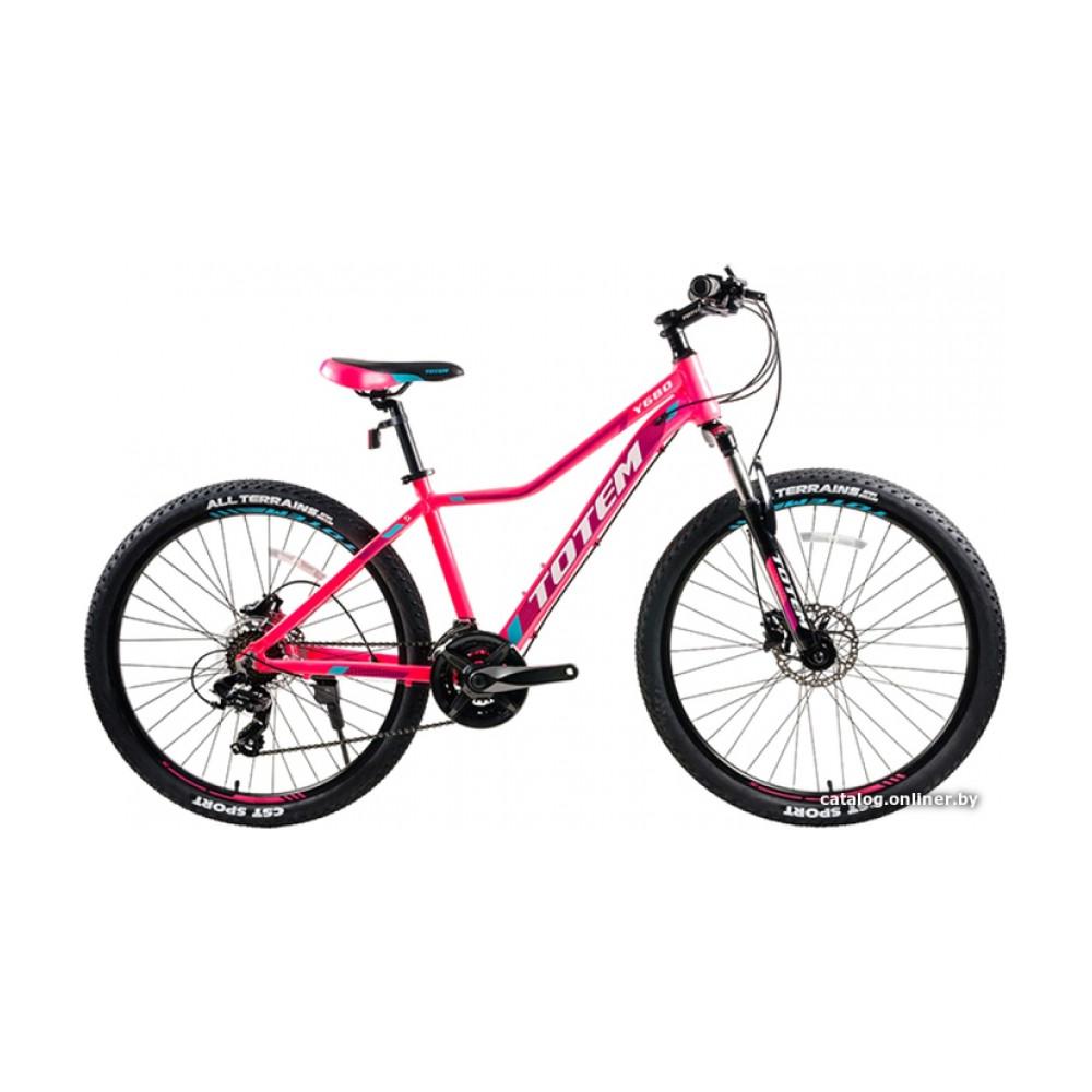 Велосипед Totem Y680L 26 2021 (розовый)
