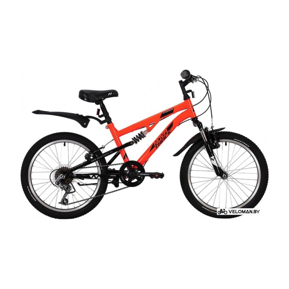 Детский велосипед Novatrack Titanium New 20 2020 20SS6V.TITANIUM.OR20 (оранжевый)