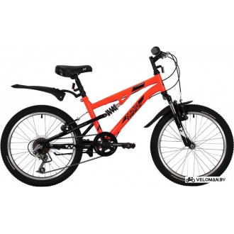 Детский велосипед Novatrack Titanium New 20 2020 20SS6V.TITANIUM.OR20 (оранжевый)