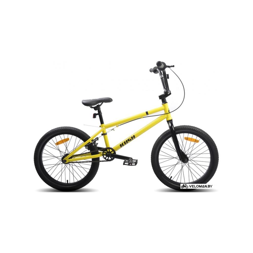 Велосипед bmx Racer Kush 20 2022 (желтый)
