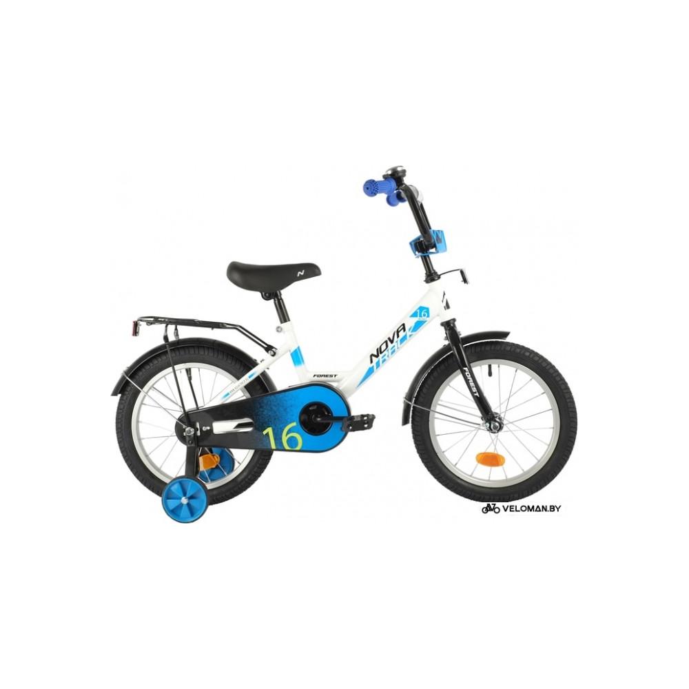 Детский велосипед Novatrack Forest 16 2021 161FOREST.WT21 (белый/черный)