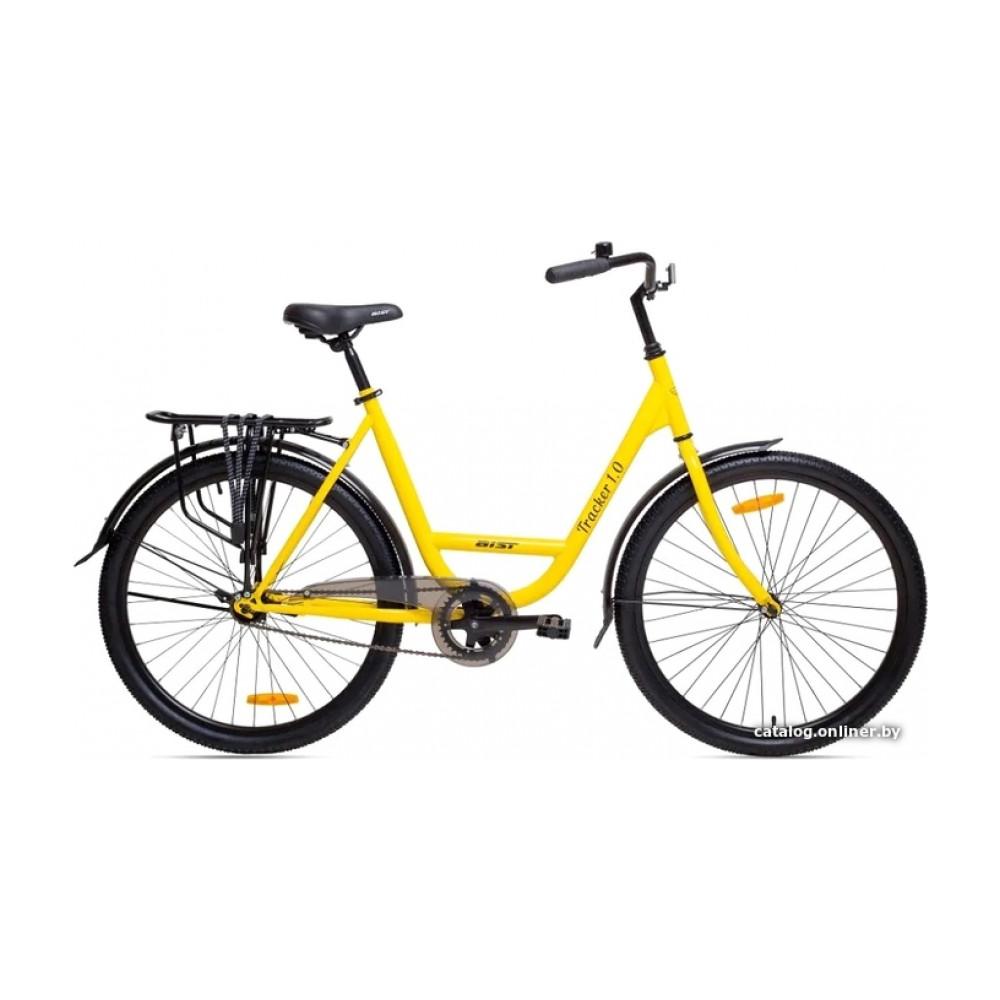 Велосипед AIST Tracker 1.0 26 2021 (желтый)