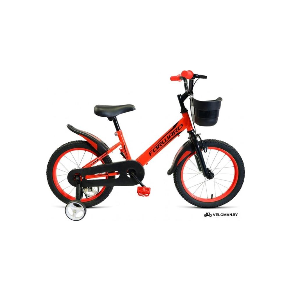 Детский велосипед Forward Nitro 18 2021 (красный/черный)