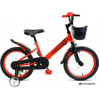 Детский велосипед Forward Nitro 18 2021 (красный/черный)